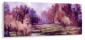 Obraz - Jesenná krajinomaľba (120x50 cm)