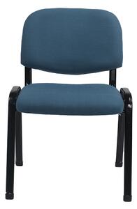 TEMPO Kancelárska stolička, tmavomodrá, ISO 2 NEW