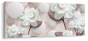 Obraz - Kvety ruží (120x50 cm)