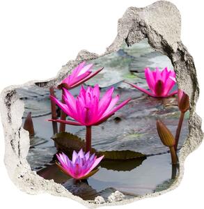 Fototapeta diera na stenu 3D Lotosový kvet nd-p-57976414