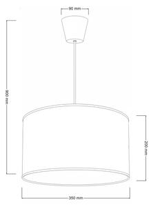Brilagi - LED Detský luster na lanku BOBO 1xE27/60W/230V pr. 35 cm biela/zajačiky