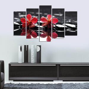ASIR Sada nástenných obrazov KVETY 110 cm MDF