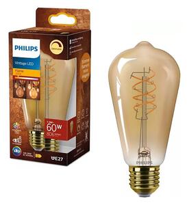 LED stmievateľná žiarovka VINTAGE Philips ST64 E27/7,3W/230V 2200K CRI 90