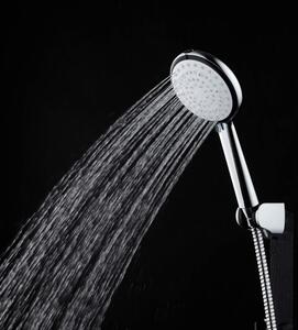 Deante Neo Boro, sprchový stĺp 65cm s držiakom ručnej sprchy a 6-funkčnou ručnou hlavicou, chrómová, NER_051K