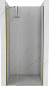 MEXEN - Roma dvere sprchové krídlové, 70 cm, transparentné - zlatá - 854-070-000-50-00