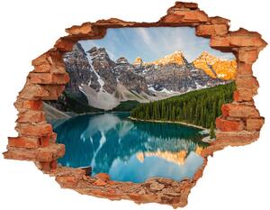 Samolepiaca diera na stenu Jazero v horách nd-c-63212991
