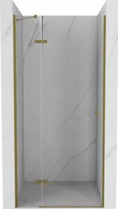 Mexen ROMA sprchové otváracie dvere ku sprchovému kútu 70 cm, číre sklo/zlatá, 854-070-000-50-00