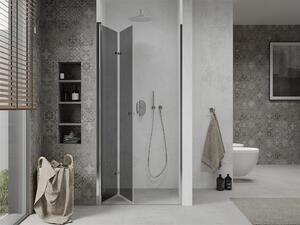 Mexen LIMA sprchové skladacie dvere ku sprchovému kútu 80 cm, šedá, 856-080-000-01-40