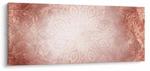 Obraz - Ružová mandala (120x50 cm)