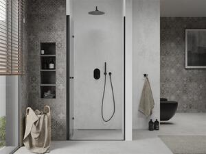 Mexen LIMA sprchové skladacie dvere ku sprchovému kútu 120 cm, čierna-transparentná, 856-120-000-70-00