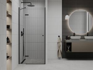 Mexen ROMA sprchové otváracie dvere ku sprchovému kútu 70 cm, čierna-transparetná, 854-070-000-70-00