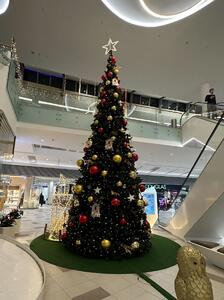 Mujkoberec Original Vianočný kruhový koberec pod stromček Sporting – na von aj na doma - 150x150 (priemer) kruh cm