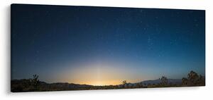 Obraz - Nočné nebo nad cestou (120x50 cm)