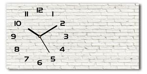 Vodorovné Sklenené hodiny na stenu tiché Murovaná múr