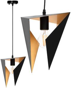 TooLight Geometrický luster čierny