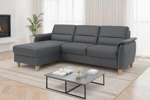 ROHOVÁ SEDAČKA, koža, čierna Sit & More - Sedačky, Online Only