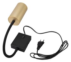 Brilagi - Flexibilná nástenná lampa SELE 1xGU10/30W/230V čierna/zlatá