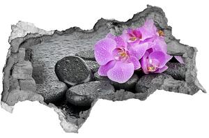 Samolepiaca diera na stenu Orchidey kamene nd-b-69189175