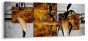 Obraz - Motívy Africkej kultúry (120x50 cm)