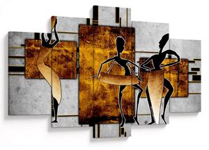 Obraz - Motívy Africkej kultúry (150x105 cm)