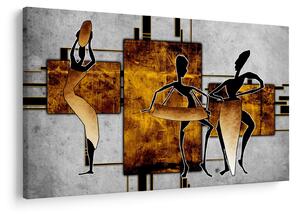Obraz - Motívy Africkej kultúry (90x60 cm)