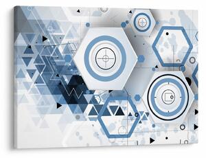 Obraz - Geometrická abstrakcia (70x50 cm)