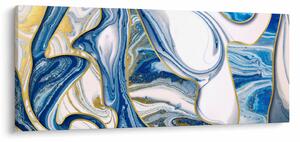 Obraz - Vlny z mramoru (120x50 cm)
