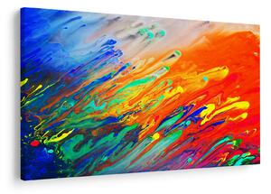 Obraz - Farebná abstrakcia (90x60 cm)
