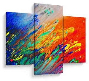 Obraz - Farebná abstrakcia (90x60 cm)
