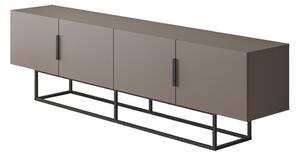 Sivo-béžový TV stolík 200x55 cm Titan – Marckeric