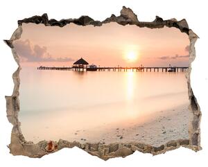 Nálepka fototapeta 3D výhled Beach maledivy nd-k-87760968
