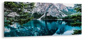Obraz Jazerá v Alpách (120x50 cm)