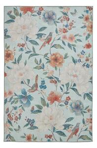 Modrý prateľný behúň 61x170 cm Pipa Floral – Catherine Lansfield