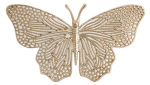 Kovová nástenná dekorácia 41x23 cm Butterfly – Light & Living