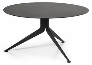 Čierny kovový okrúhly konferenčný stolík ø 78 cm Daley – Spinder Design