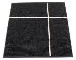 Čierny vnútorný a vonkajší koberec 70x90 cm Fred Black – Pappelina