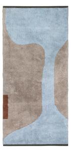 Bavlnený prateľný behúň vo svetlomodrej a béžovej farbe 70x150 cm Figura – Mette Ditmer Denmark