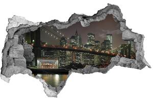 Fototapeta diera na stenu 3D New york v noci nd-b-74924672