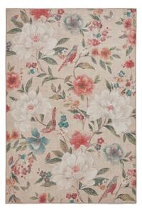 Béžový prateľný behúň 61x170 cm Pipa Floral – Catherine Lansfield