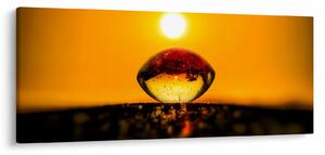 Obraz sklenené kvapky (120x50 cm)