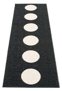 Čierno-biely vnútorný a vonkajší behúň 70x225 cm Vera Black – Pappelina