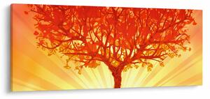 Obraz - Strom v žiari slnka (120x50 cm)