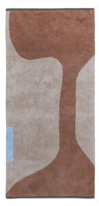 Prateľný bavlnený behúň v tehlovej a béžovej farbe 70x150 cm Figura – Mette Ditmer Denmark