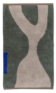 Tmavozelený prateľný bavlnený koberec 50x80 cm Figura – Mette Ditmer Denmark