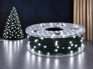 Vianočná LED mikro reťaz, studená biela so zábleskami, 50 m, 500 kvapkových LED