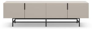 Krémový TV stolík 200x54,5 cm Eldia – Marckeric