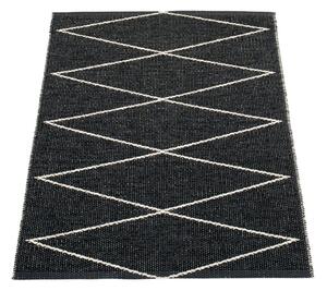 Čierny vnútorný a vonkajší koberec 70x100 cm Max Black – Pappelina