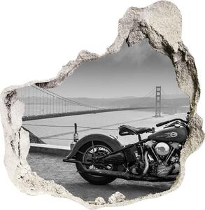 Diera 3D fototapety nálepka Motocykel nd-p-71343496