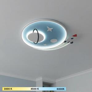 Brilagi -LED Detské stropné svietidlo STARSHIP LED/64W/230V 3000/4500/6000K modrá