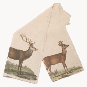 Ľanové kuchynské utierky Deer & Roe Deer, 2 ks